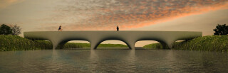 Langste 3D-geprinte brug ter wereld rolt uit de printer